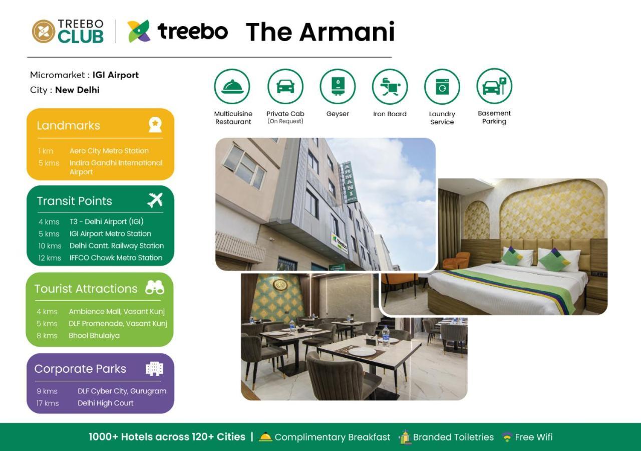 Treebo The Armani Near Igi Airport Hotel New Delhi Exterior photo